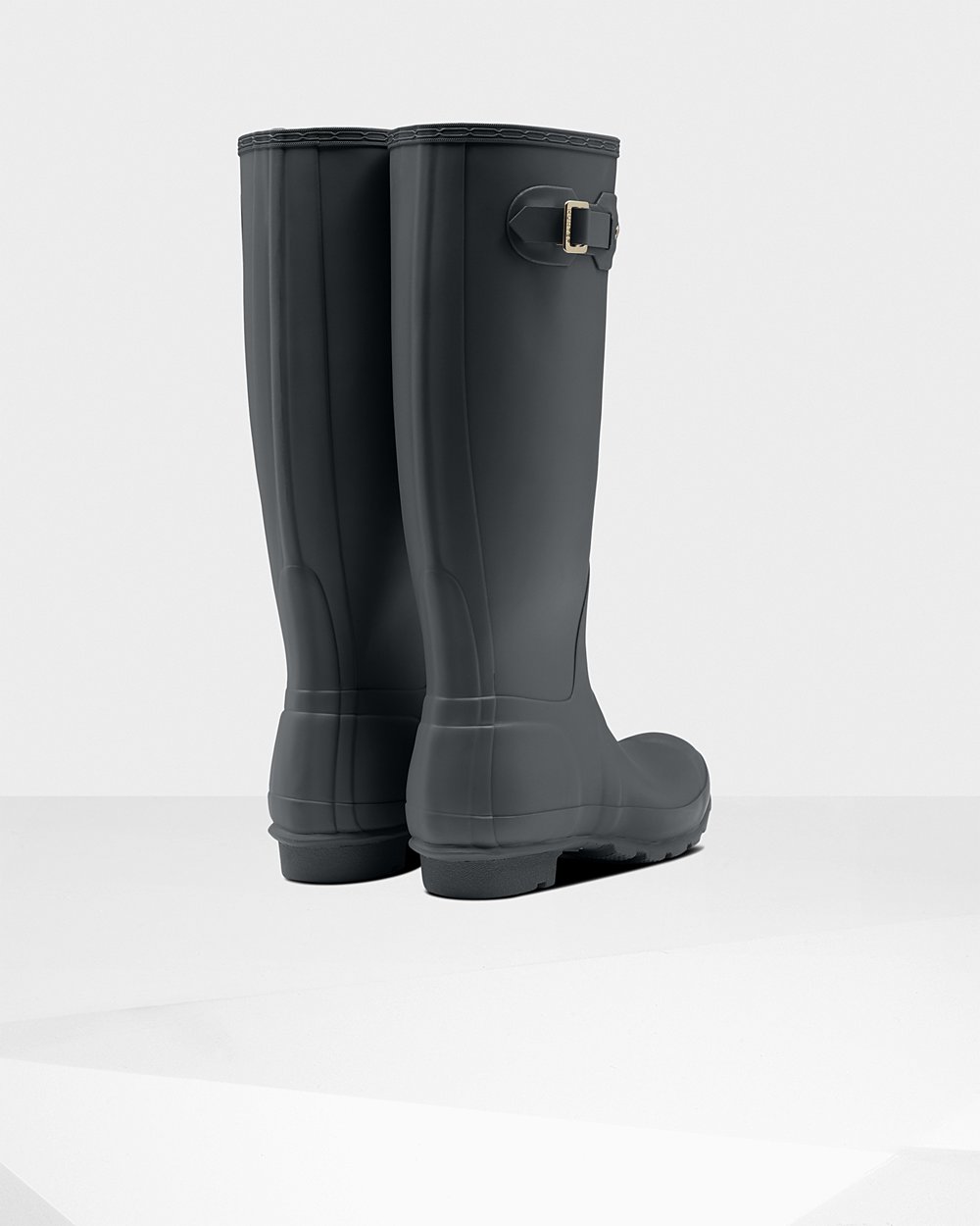 Womens Tall Rain Boots - Hunter Original (32SZXFTUK) - Deep Green